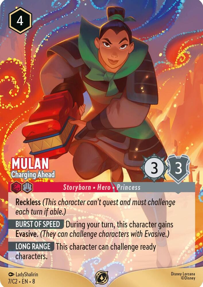 Mulan - Charging Ahead (7) [Disney Lorcana Promo Cards] | Jack's On Queen