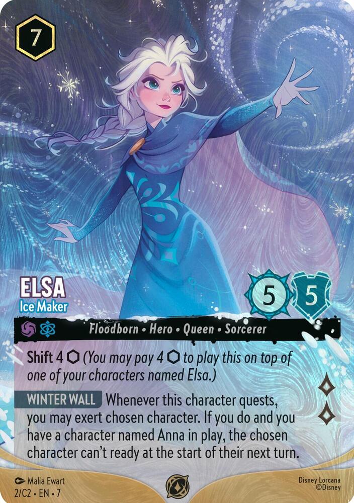 Elsa - Ice Maker (Foil) (2) [Disney Lorcana Promo Cards] | Jack's On Queen