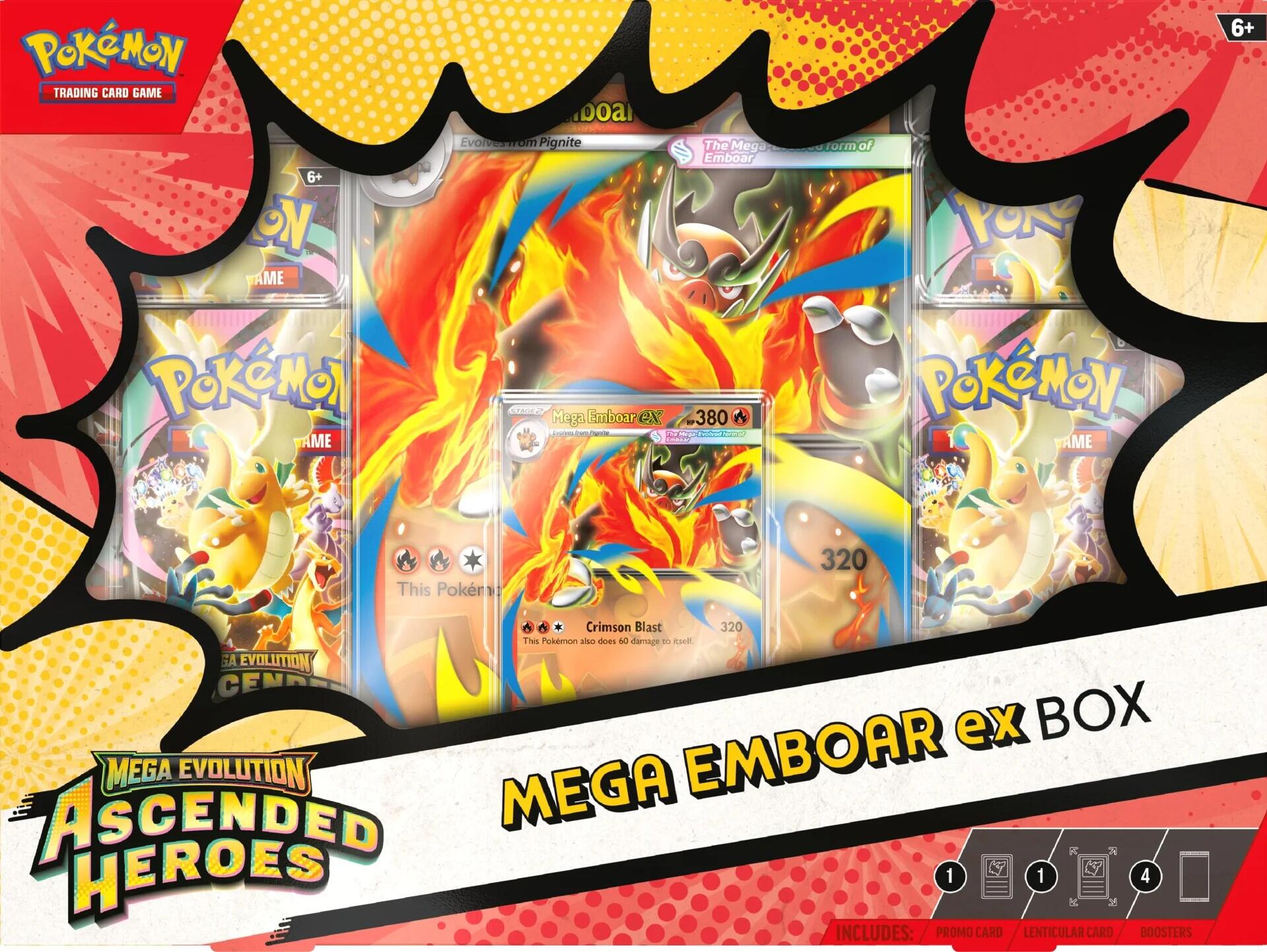 Mega Evolution: Ascended Heroes - Mega Emboar ex Box | Jack's On Queen
