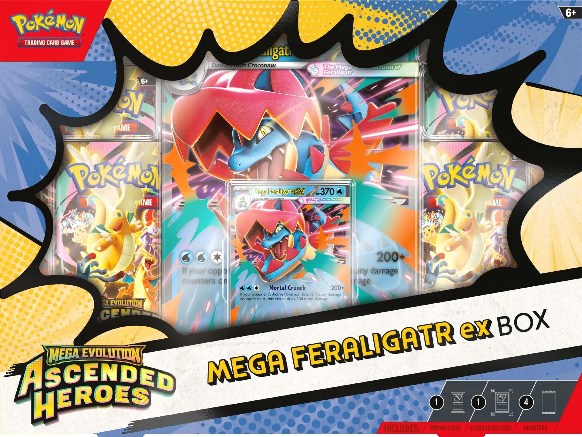 Mega Evolution: Ascended Heroes - Mega Feraligatr ex Box | Jack's On Queen