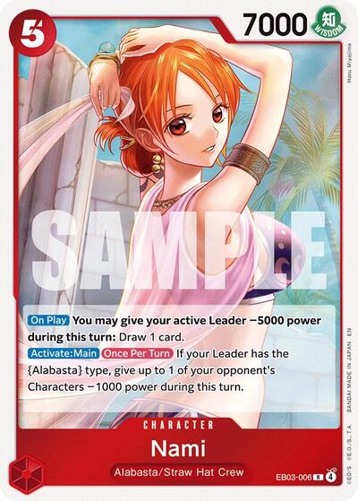 Nami (006) (EB03-006) [Extra Booster: One Piece Heroines Edition] | Jack's On Queen