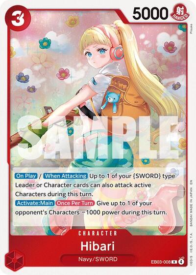 Hibari (EB03-008) [Extra Booster: One Piece Heroines Edition] | Jack's On Queen