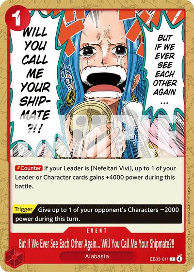 But If We Ever See Each Other Again... Will You Call Me Your Shipmate?!! (EB03-011) [Extra Booster: One Piece Heroines Edition] | Jack's On Queen