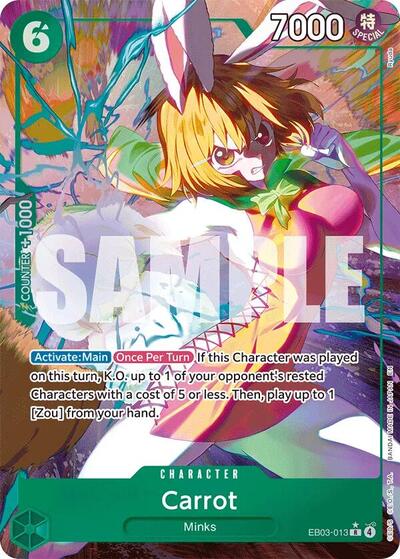 Carrot (Alternate Art) (EB03-013) [Extra Booster: One Piece Heroines Edition] | Jack's On Queen