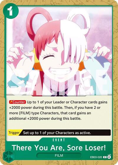 There You Are, Sore Loser! (EB03-020) [Extra Booster: One Piece Heroines Edition] | Jack's On Queen