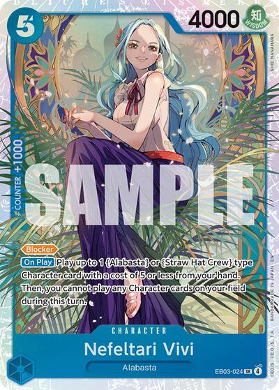 Nefeltari Vivi (024) (EB03-024) [Extra Booster: One Piece Heroines Edition] | Jack's On Queen