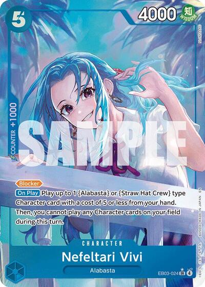 Nefeltari Vivi (024) (Alternate Art) (EB03-024) [Extra Booster: One Piece Heroines Edition] | Jack's On Queen