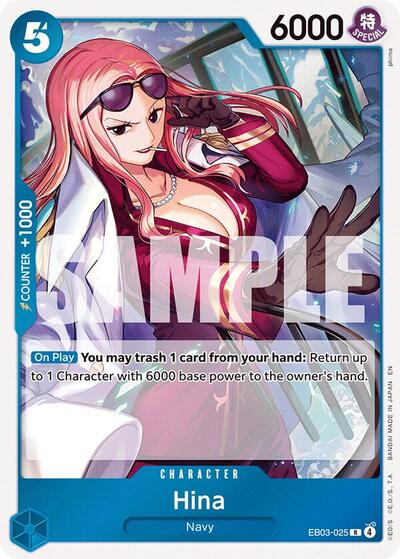 Hina (EB03-025) [Extra Booster: One Piece Heroines Edition] | Jack's On Queen