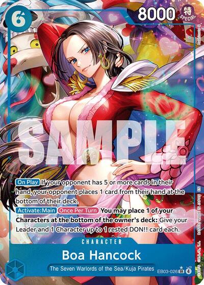 Boa Hancock (Alternate Art) (EB03-026) [Extra Booster: One Piece Heroines Edition] | Jack's On Queen