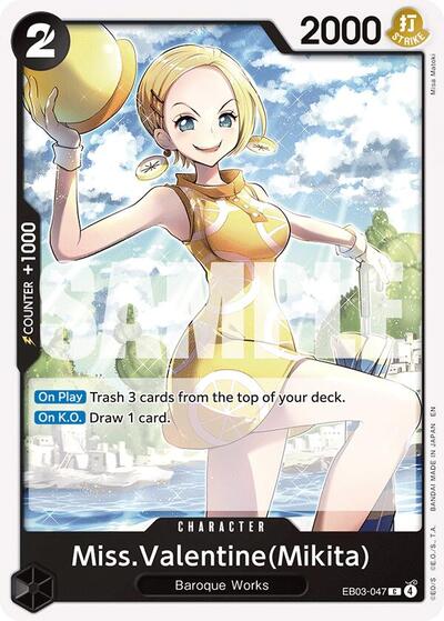 Miss.Valentine(Mikita) (EB03-047) [Extra Booster: One Piece Heroines Edition] | Jack's On Queen