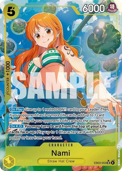 Nami (053) (Alternate Art) (EB03-053) [Extra Booster: One Piece Heroines Edition] | Jack's On Queen