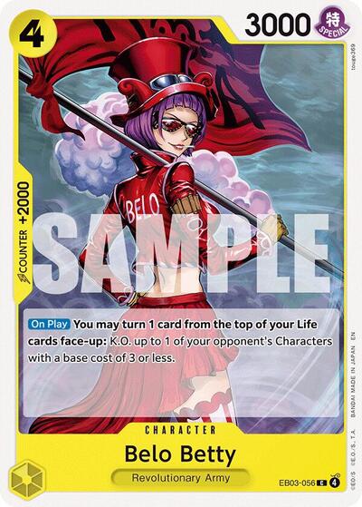 Belo Betty (EB03-056) [Extra Booster: One Piece Heroines Edition] | Jack's On Queen
