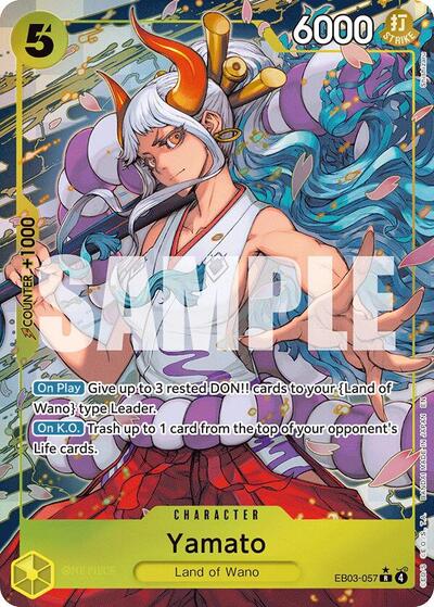 Yamato (Alternate Art) (EB03-057) [Extra Booster: One Piece Heroines Edition] | Jack's On Queen