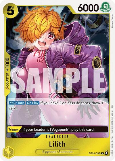 Lilith (EB03-058) [Extra Booster: One Piece Heroines Edition] | Jack's On Queen