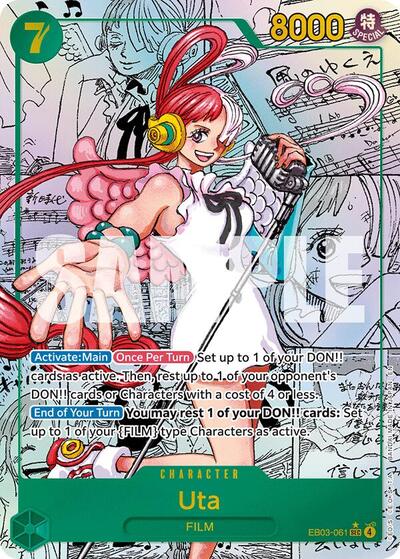 Uta (061) (Manga) (EB03-061) [Extra Booster: One Piece Heroines Edition] | Jack's On Queen