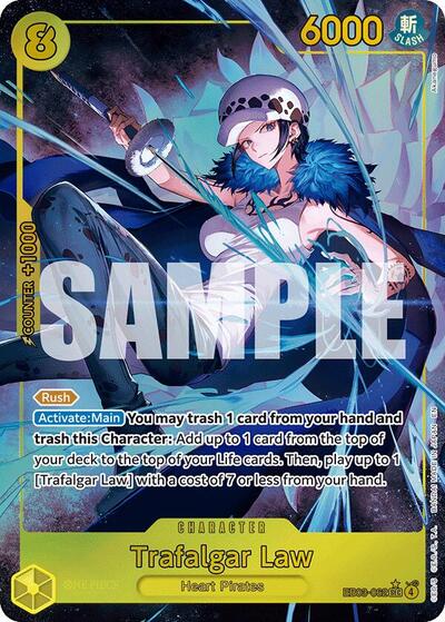 Trafalgar Law (Alternate Art) (EB03-062) [Extra Booster: One Piece Heroines Edition] | Jack's On Queen