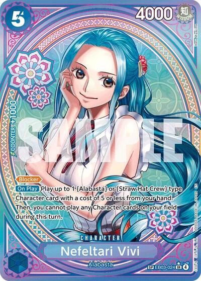 Nefeltari Vivi (024) (SP) (EB03-024) [Extra Booster: One Piece Heroines Edition] | Jack's On Queen