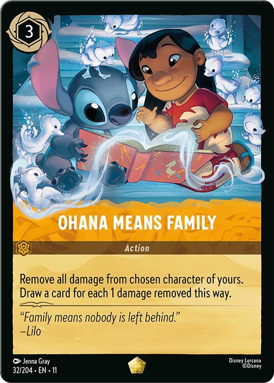 Ohana Means Family (32/204) [Winterspell] | Jack's On Queen