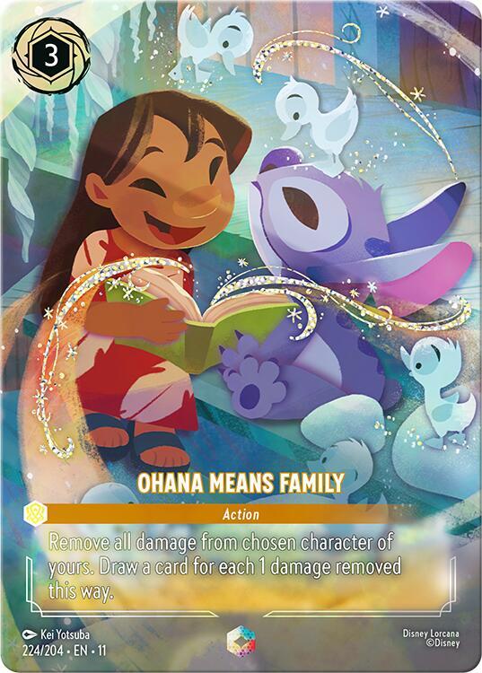 Ohana Means Family (Enchanted) (224/204) [Winterspell] | Jack's On Queen