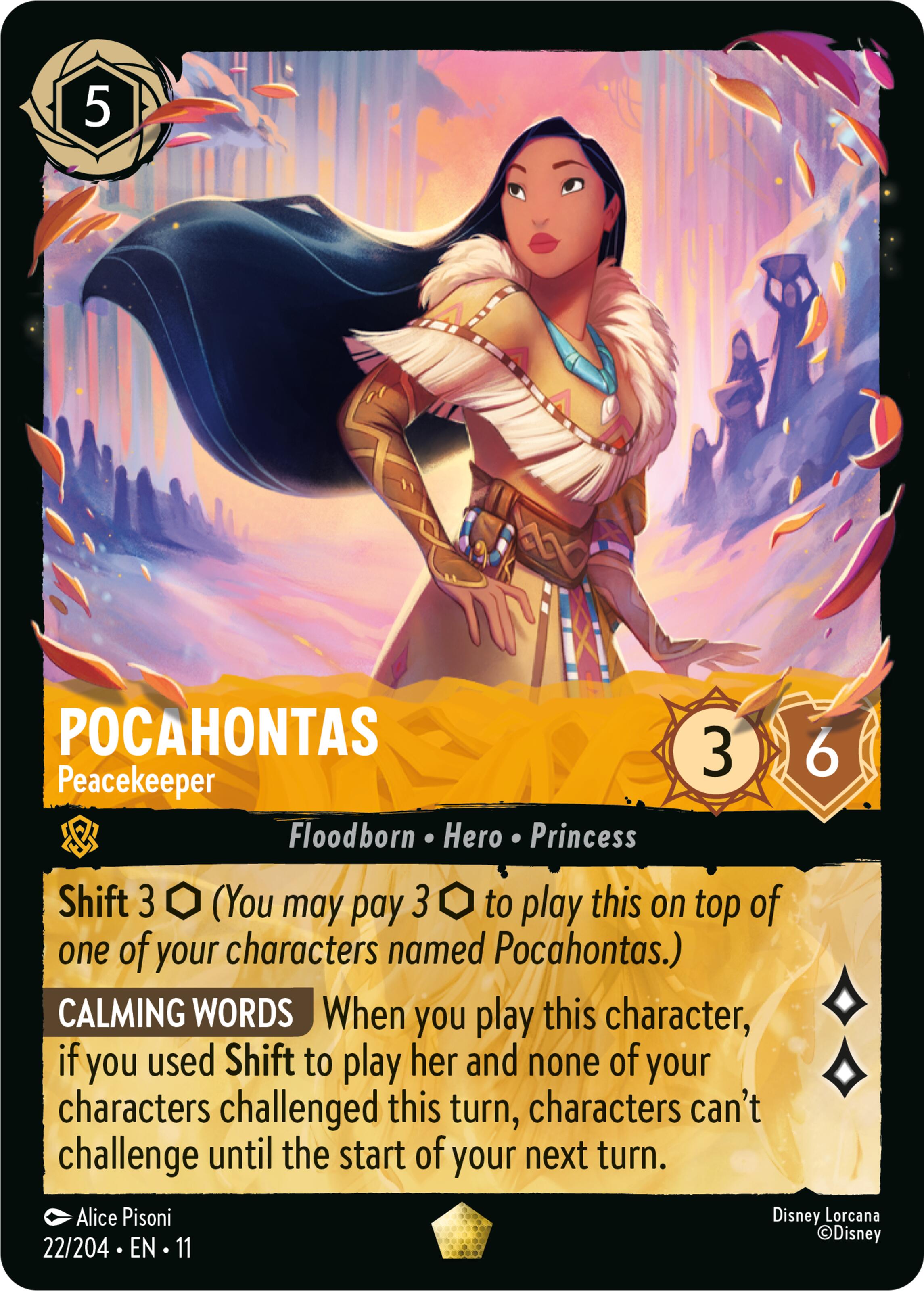 Pocahontas - Peacekeeper (22/204) [Winterspell] | Jack's On Queen