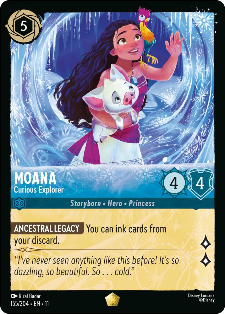 Moana - Curious Explorer (155/204) [Winterspell] | Jack's On Queen