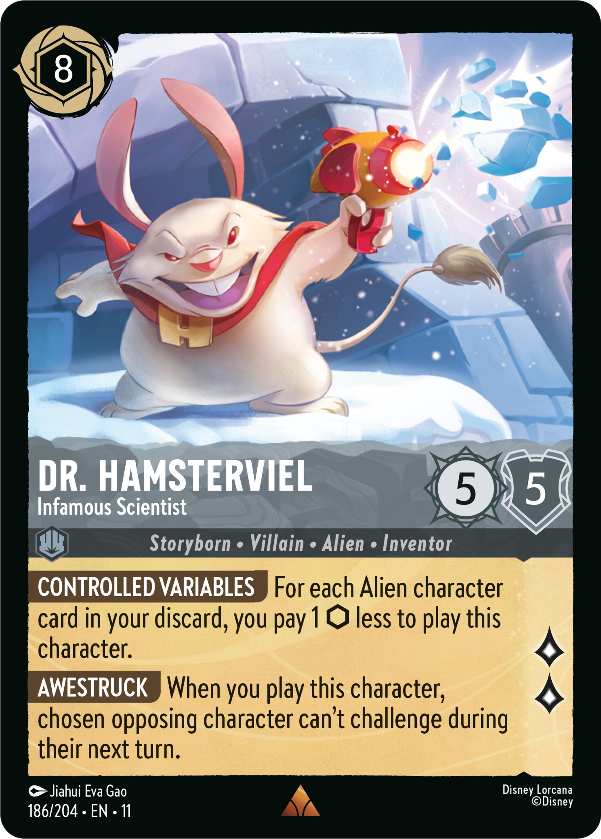 Dr. Hamsterviel - Infamous Scientist (186/204) [Winterspell] | Jack's On Queen