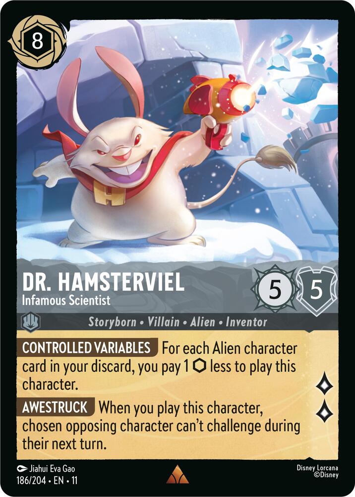 Dr. Hamsterviel - Infamous Scientist (186/204) [Winterspell] | Jack's On Queen