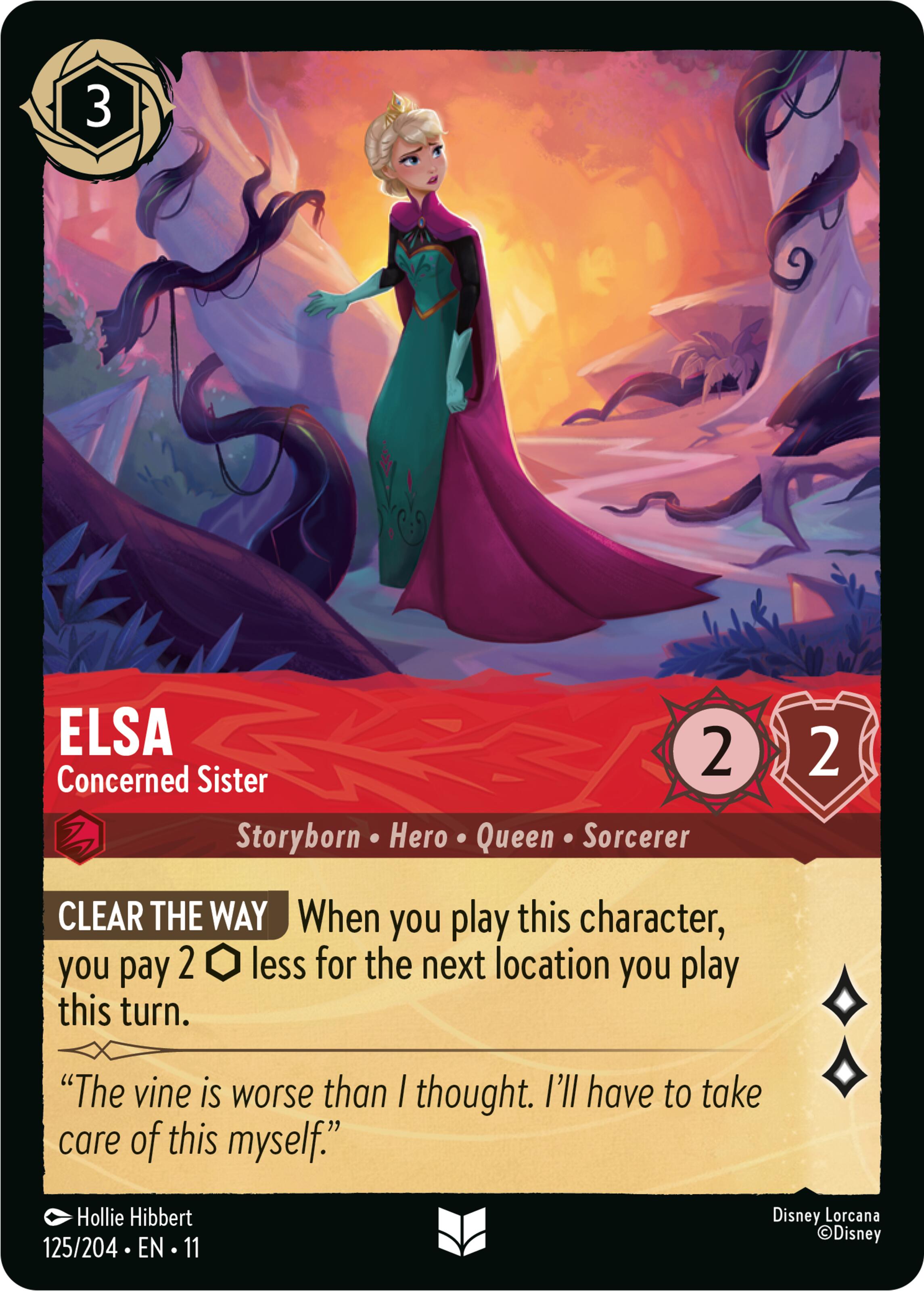 Elsa - Concerned Sister (125/204) [Winterspell] | Jack's On Queen