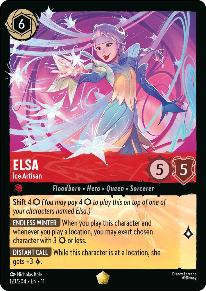 Elsa - Ice Artisan (123/204) [Winterspell] | Jack's On Queen