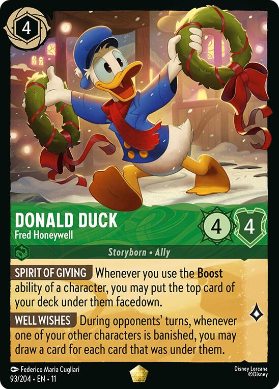 Donald Duck - Fred Honeywell (93/204) [Winterspell] | Jack's On Queen