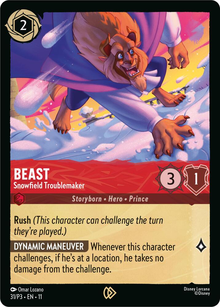 Beast - Snowfield Troublemaker (31) [Disney Lorcana Promo Cards] | Jack's On Queen