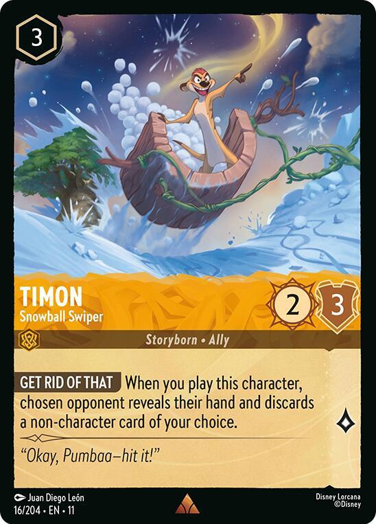 Timon - Snowball Swiper (16/204) [Winterspell] | Jack's On Queen