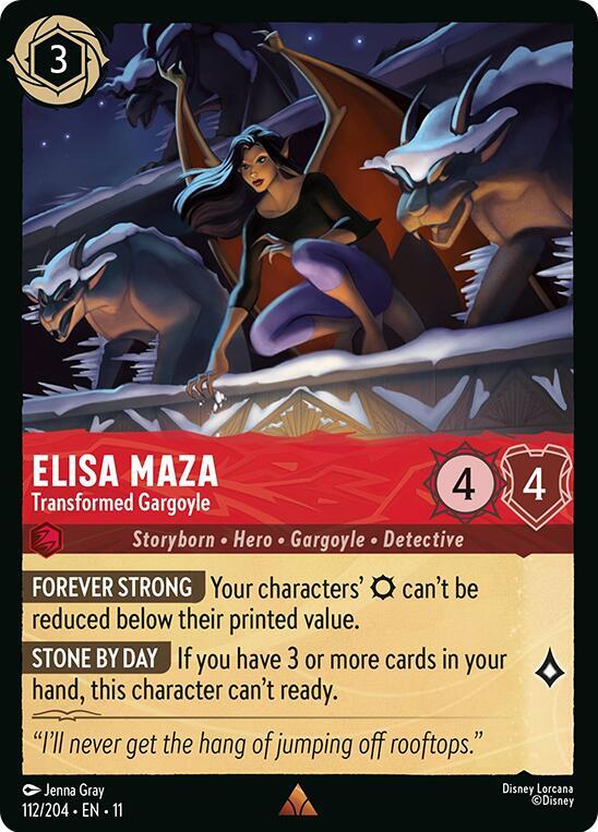 Elisa Maza - Transformed Gargoyle (112/204) [Winterspell] | Jack's On Queen