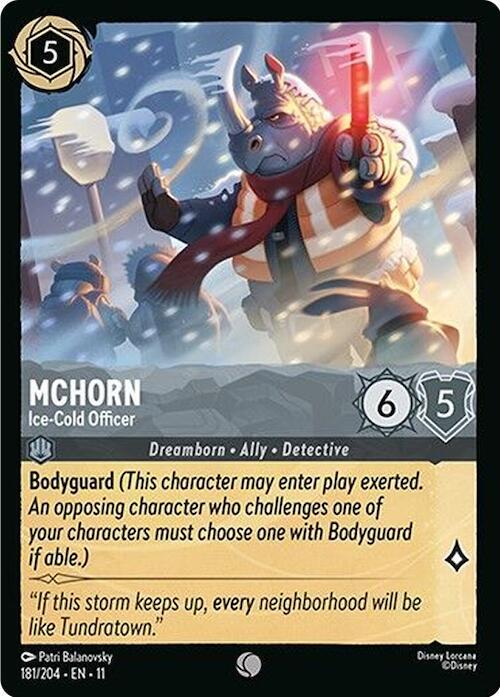 McHorn - Ice-Cold Officer (181/204) [Winterspell] | Jack's On Queen