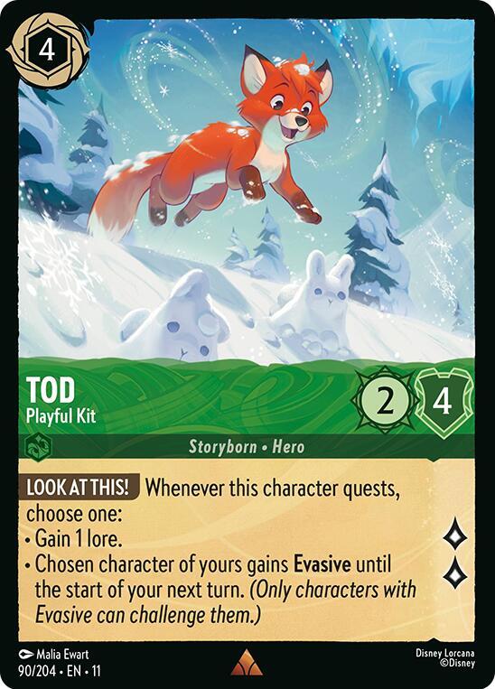 Tod - Playful Kit (90/204) [Winterspell] | Jack's On Queen