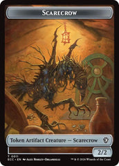 Scarecrow // Treasure Double-Sided Token [Lorwyn Eclipsed Tokens] | Jack's On Queen