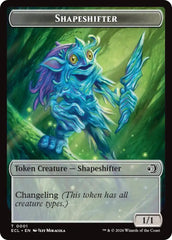 Treasure // Shapeshifter Double-Sided Token [Lorwyn Eclipsed Tokens] | Jack's On Queen