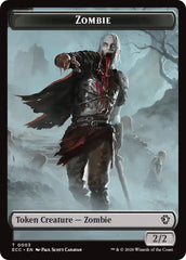 Zombie // Elf Warrior Double-Sided Token [Lorwyn Eclipsed Tokens] | Jack's On Queen