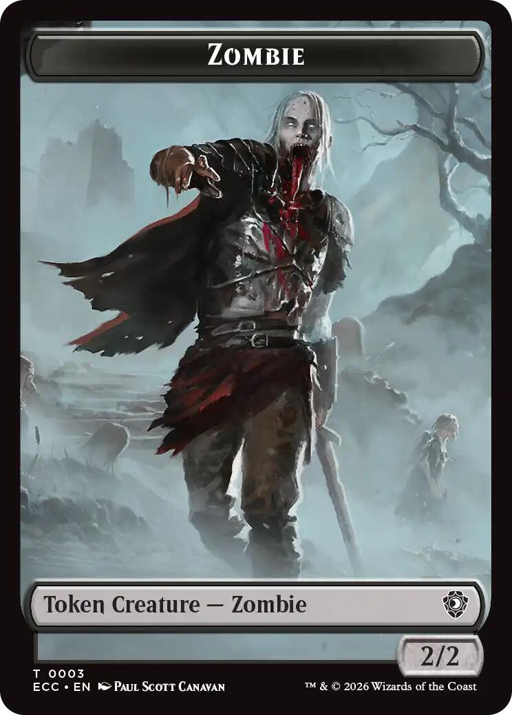Zombie // Snake Double-Sided Token [Lorwyn Eclipsed Tokens] | Jack's On Queen