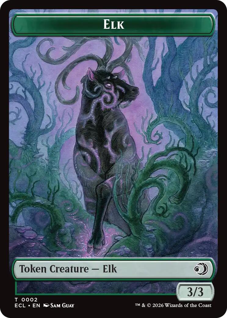 Elk // Mutavault Double-Sided Token [Lorwyn Eclipsed Tokens] | Jack's On Queen