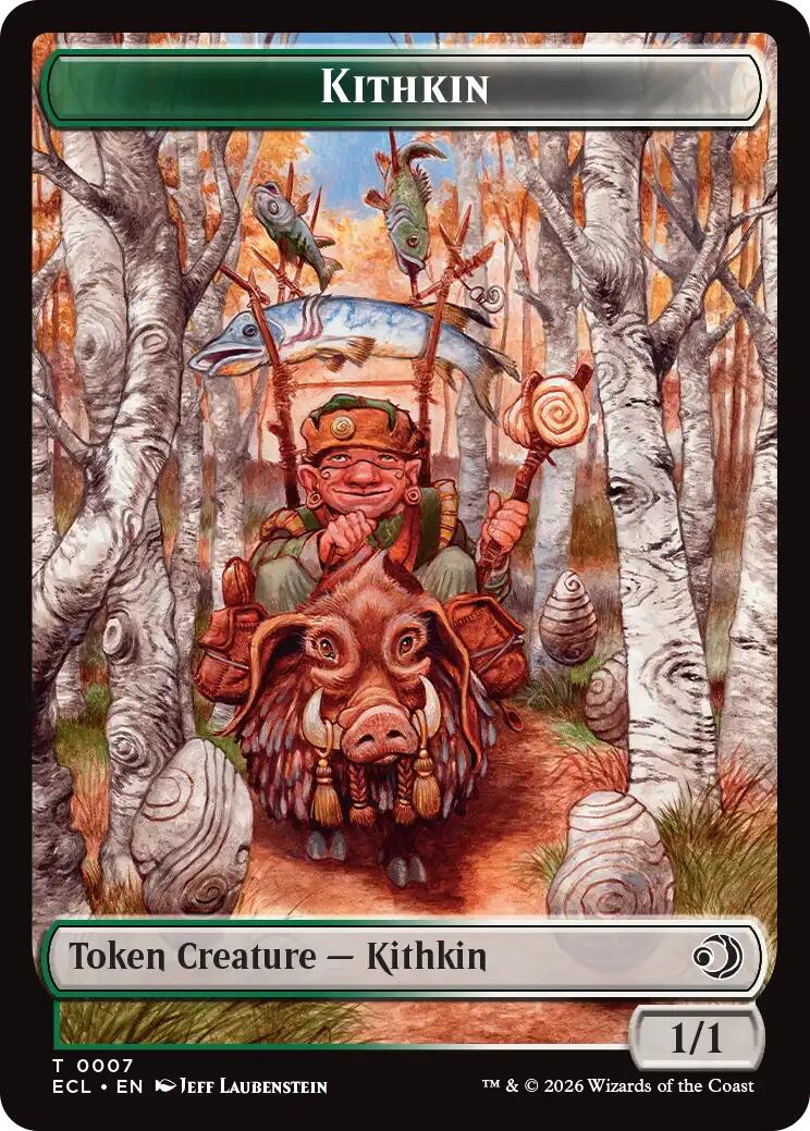 Kithkin // Treasure Double-Sided Token [Lorwyn Eclipsed Tokens] | Jack's On Queen