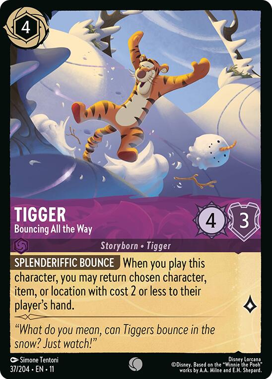 Tigger - Bouncing All the Way (37/204) [Winterspell] | Jack's On Queen