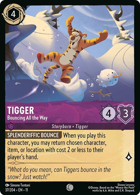 Tigger - Bouncing All the Way (37/204) [Winterspell] | Jack's On Queen