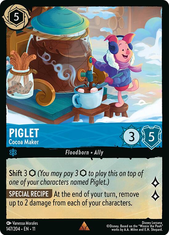Piglet - Cocoa Maker (147/204) [Winterspell] | Jack's On Queen