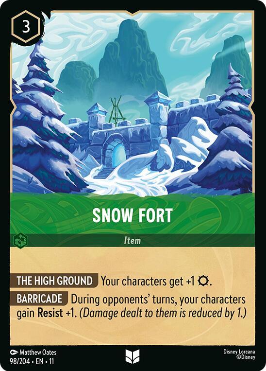 Snow Fort (98/204) [Winterspell] | Jack's On Queen