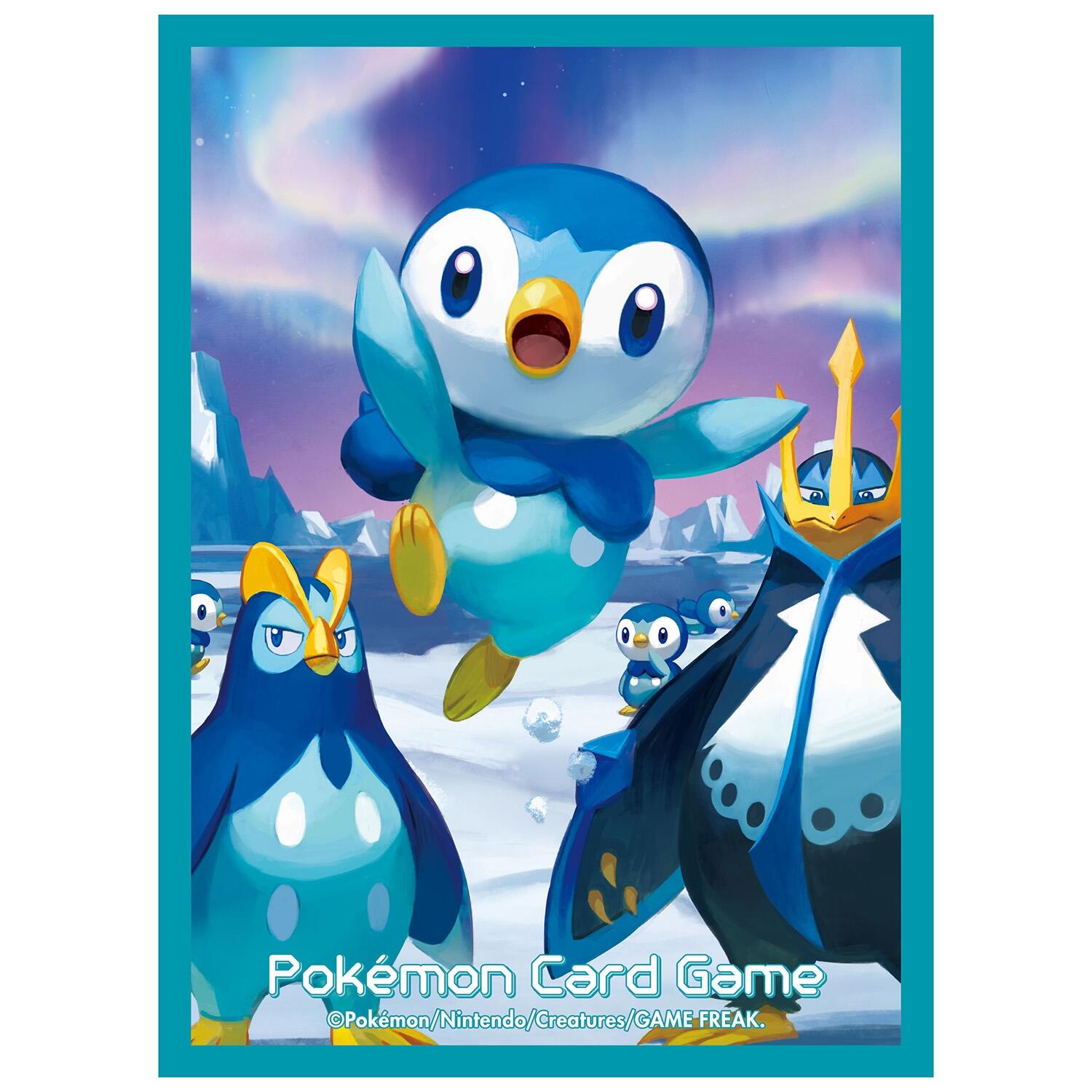 Card Sleeves - Piplup & Potaishi & Empoleon (64-Pack) (Pokemon Center Japan Exclusive) | Jack's On Queen