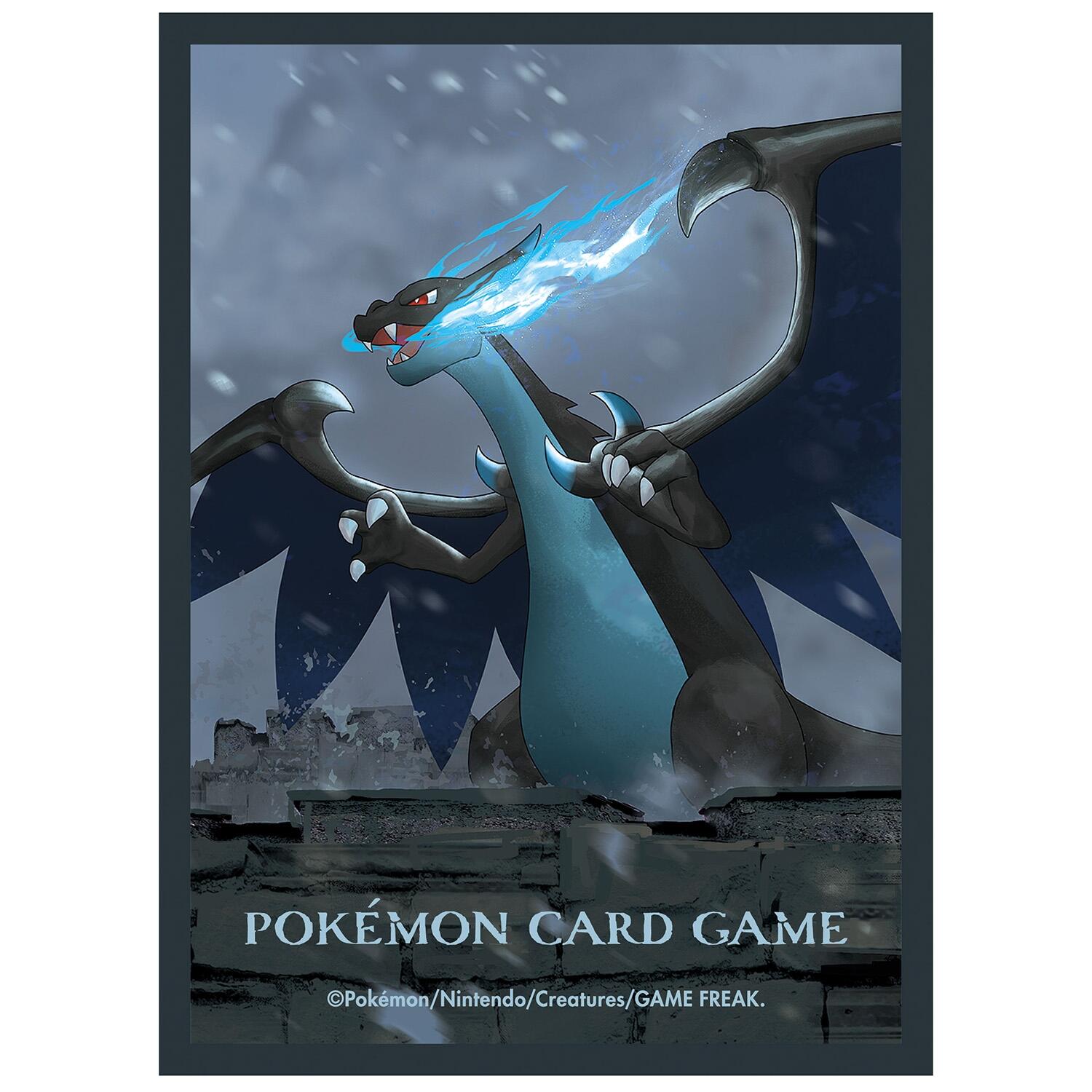 Card Sleeves - Mega Charizard X Old Castle (64-Pack) (Pokemon Center Japan Exclusive) | Jack's On Queen