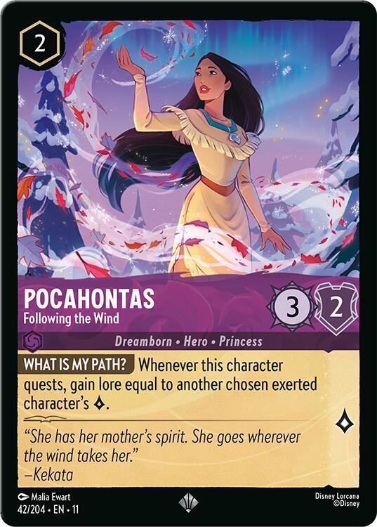 Pocahontas - Following the Wind (42/204) [Winterspell] | Jack's On Queen