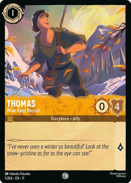 Thomas - Wide-Eyed Recruit (1/204) [Winterspell] | Jack's On Queen