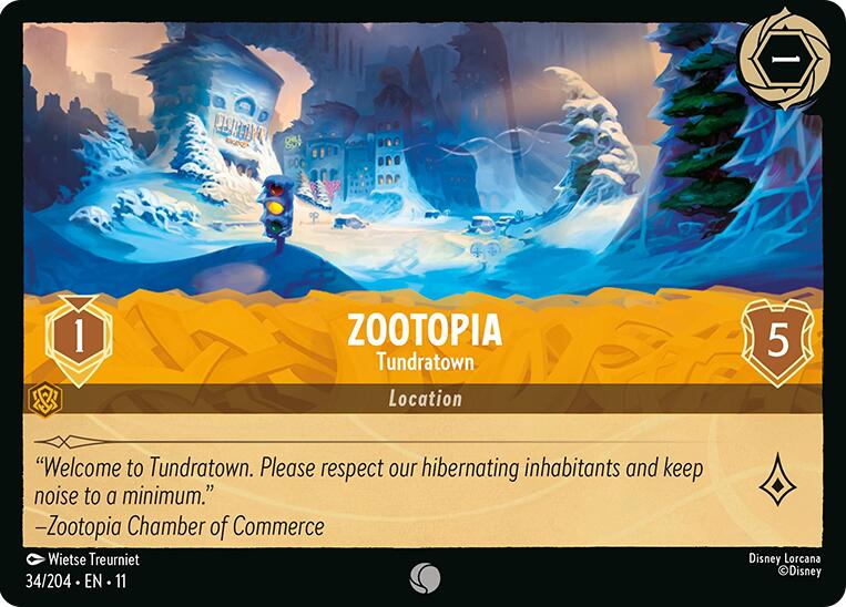 Zootopia - Tundratown (34/204) [Winterspell] | Jack's On Queen